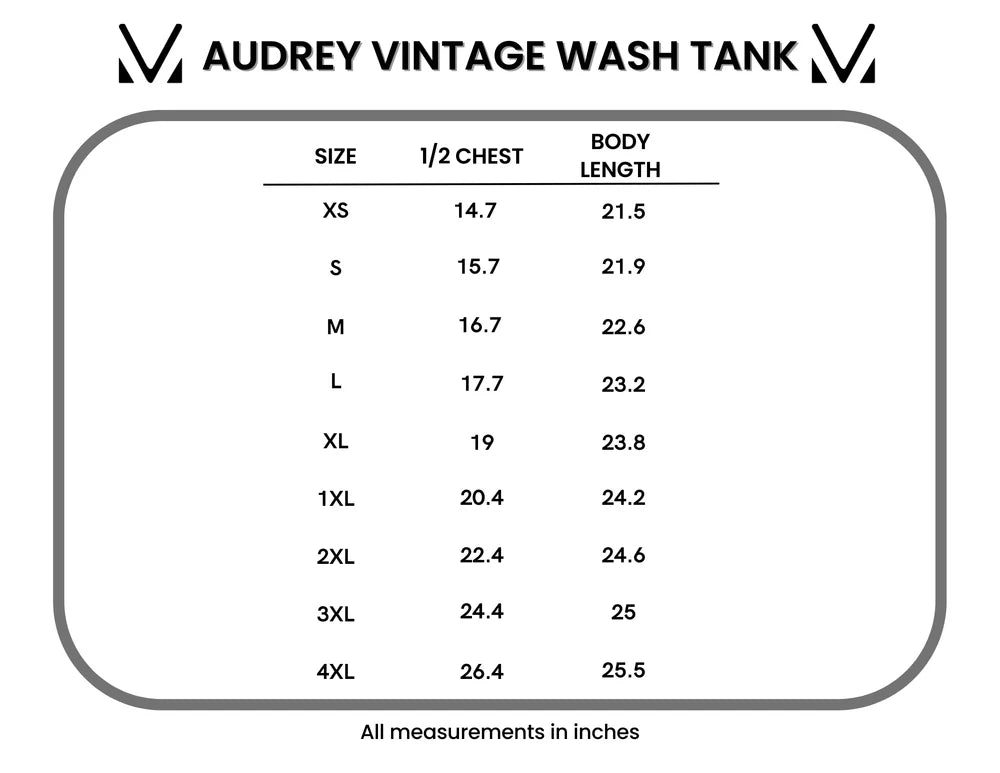 Audrey Vintage Wash Tank