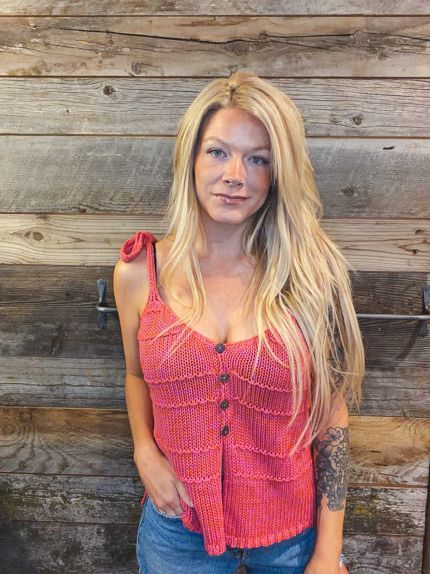 Desert Bloom Knit Tank