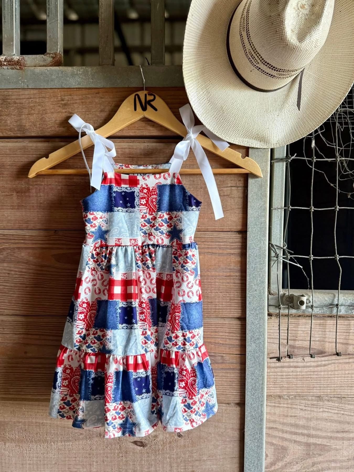 Patriotic Patchwork Dress