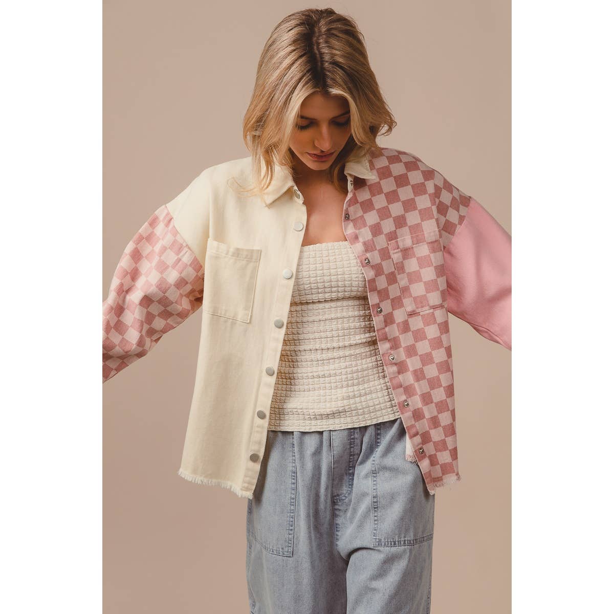 Pink Checkers Jacket