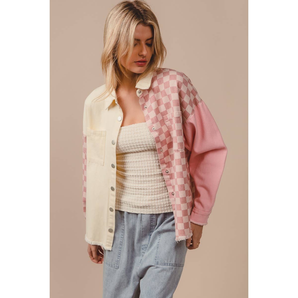 Pink Checkers Jacket