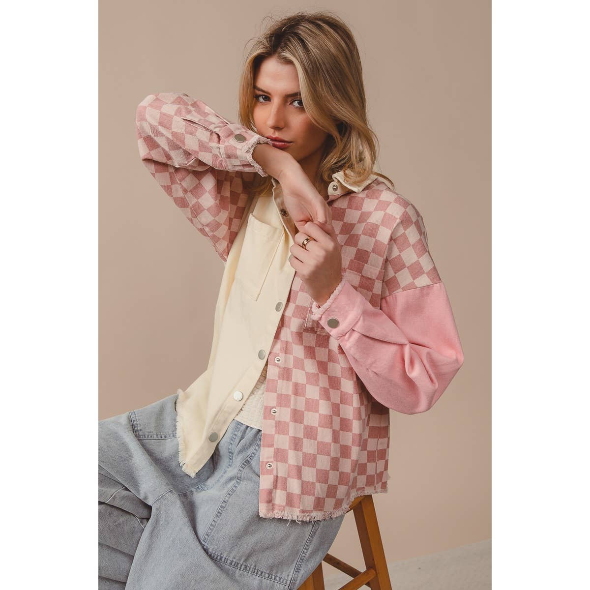 Pink Checkers Jacket