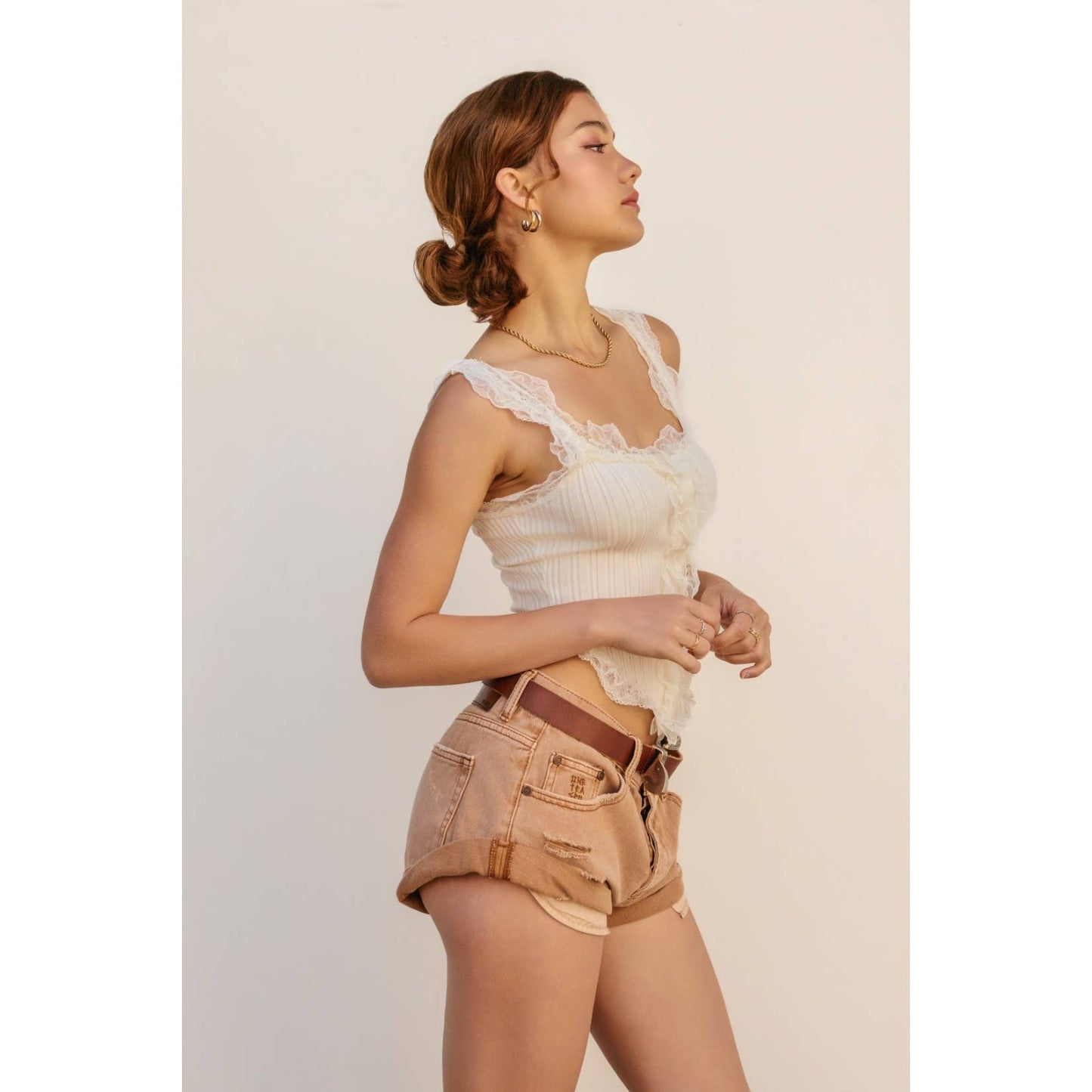 Lace Trim Tank