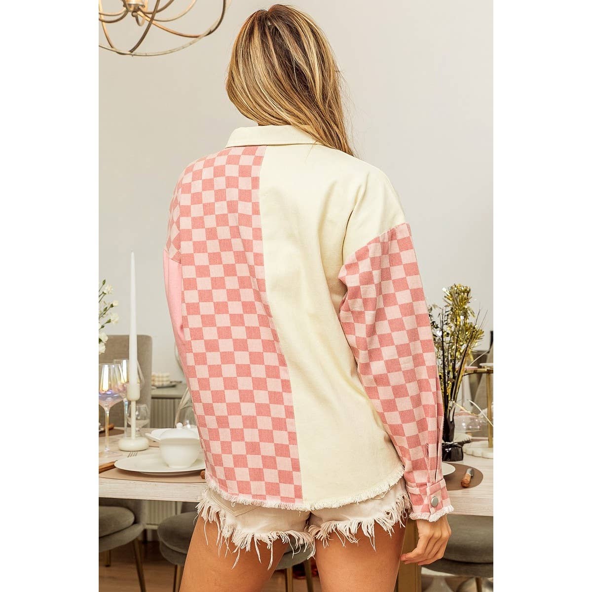 Pink Checkers Jacket