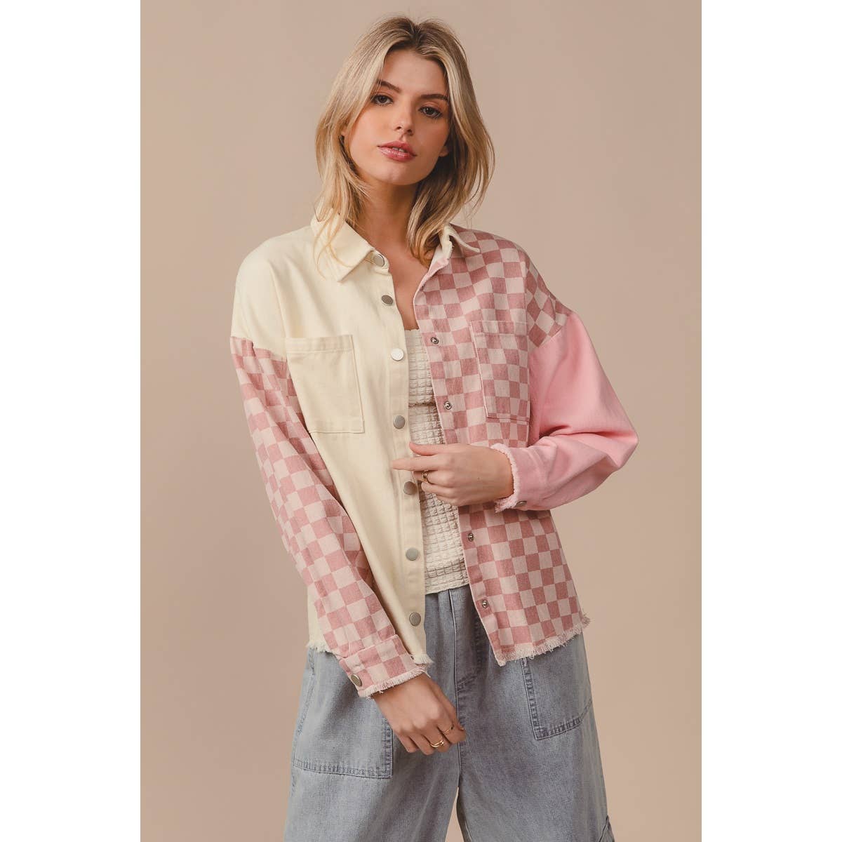 Pink Checkers Jacket