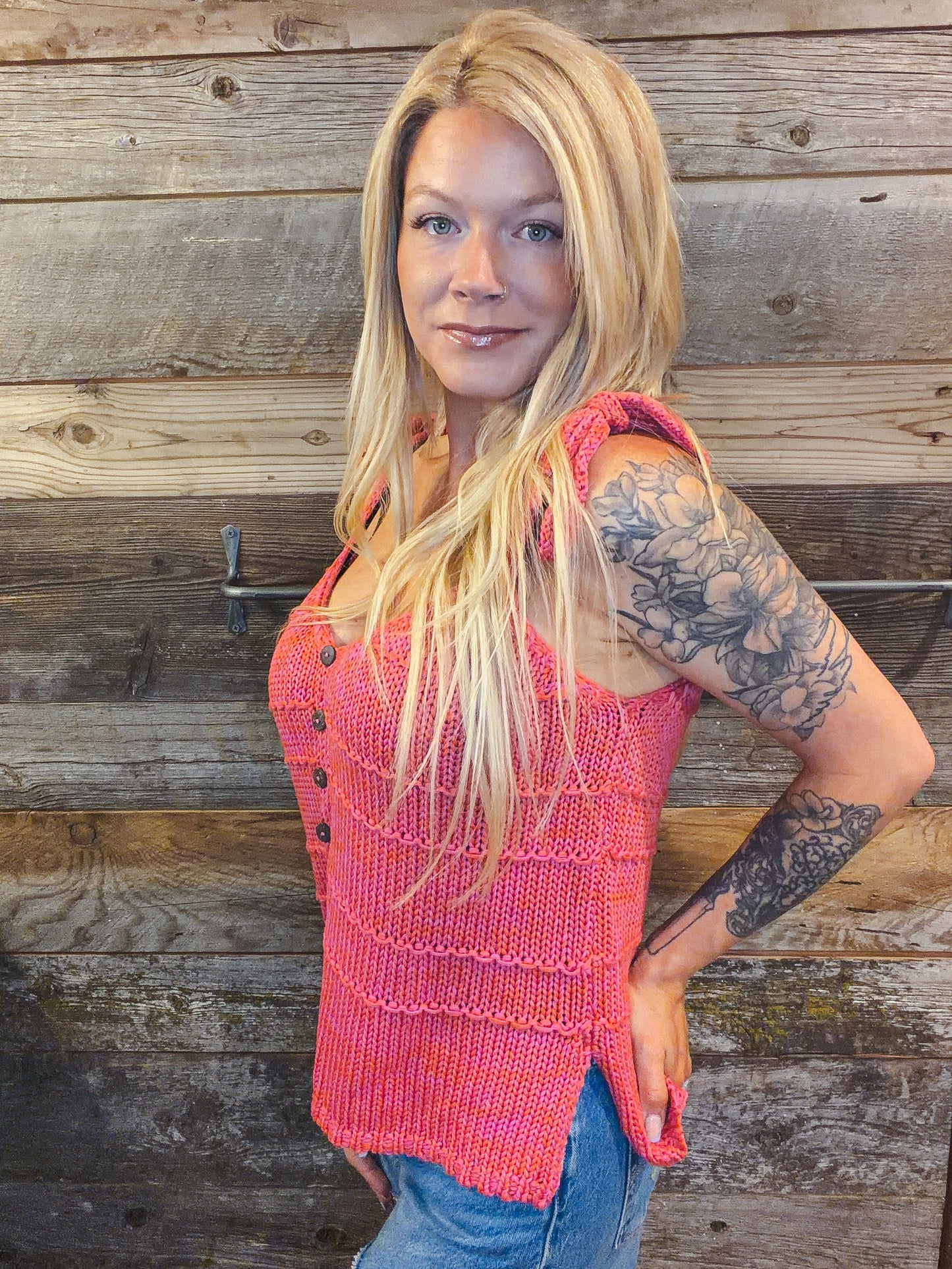 Desert Bloom Knit Tank