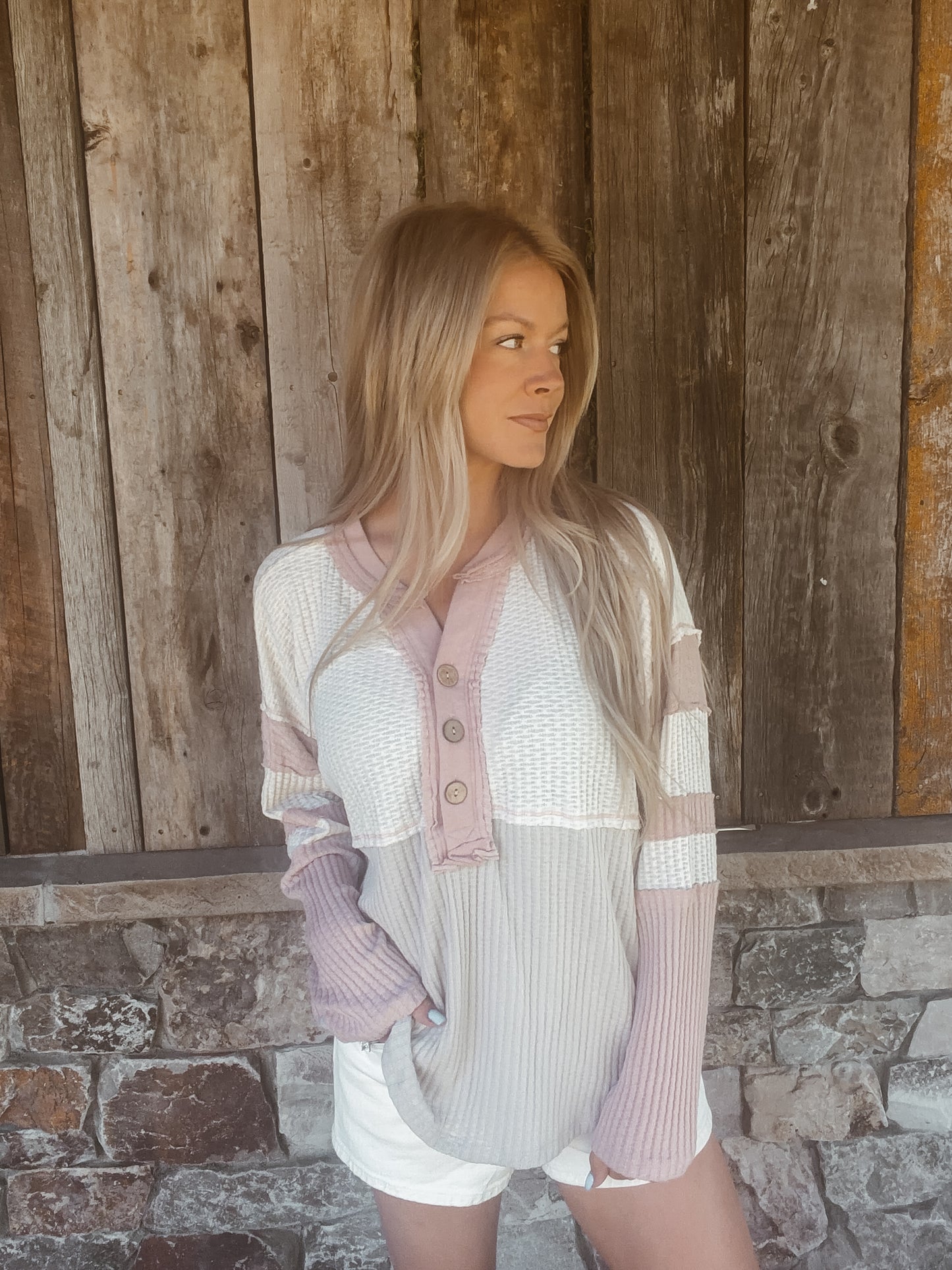 Color block Top