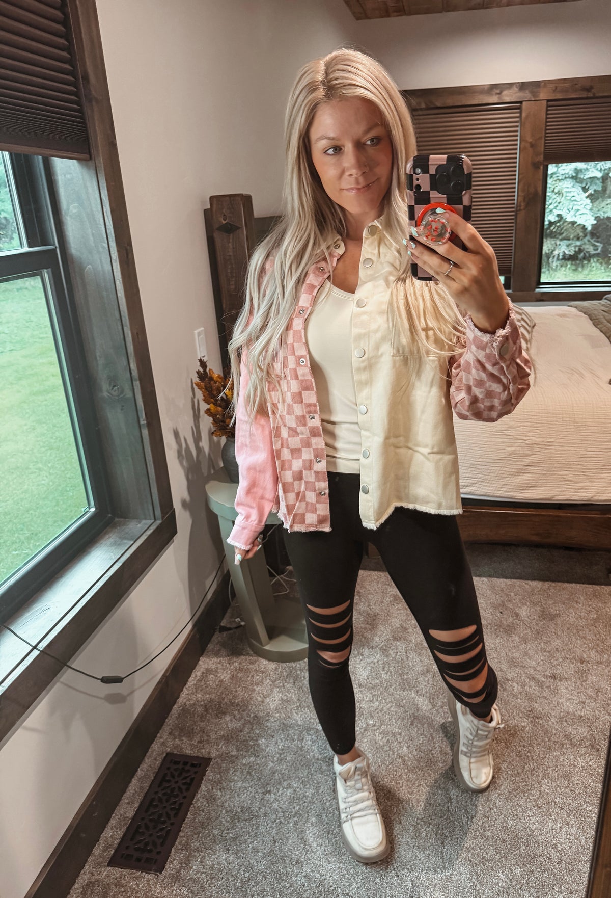 Pink Checkers Jacket