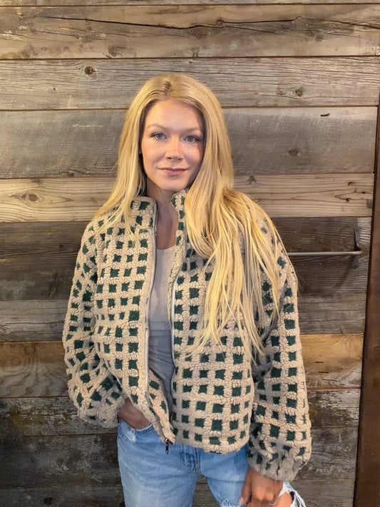Green Checkered Jacket