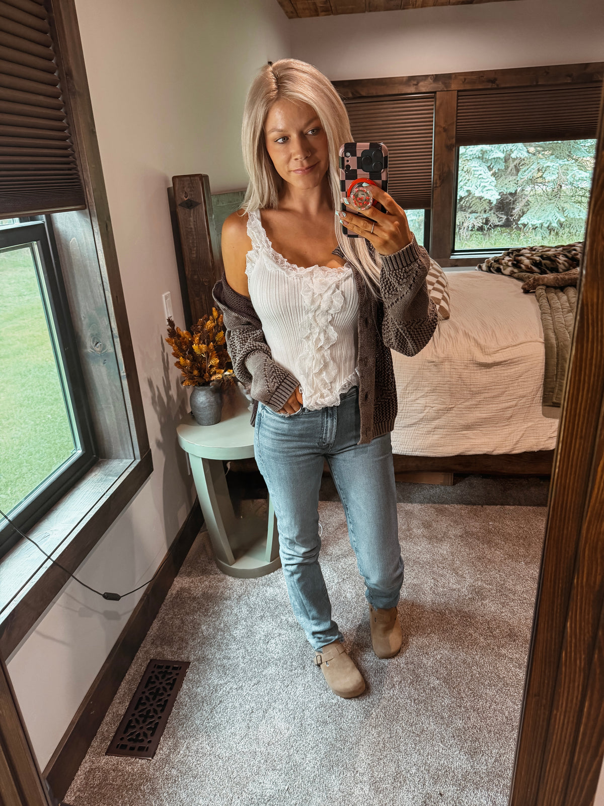 Lace Trim Tank
