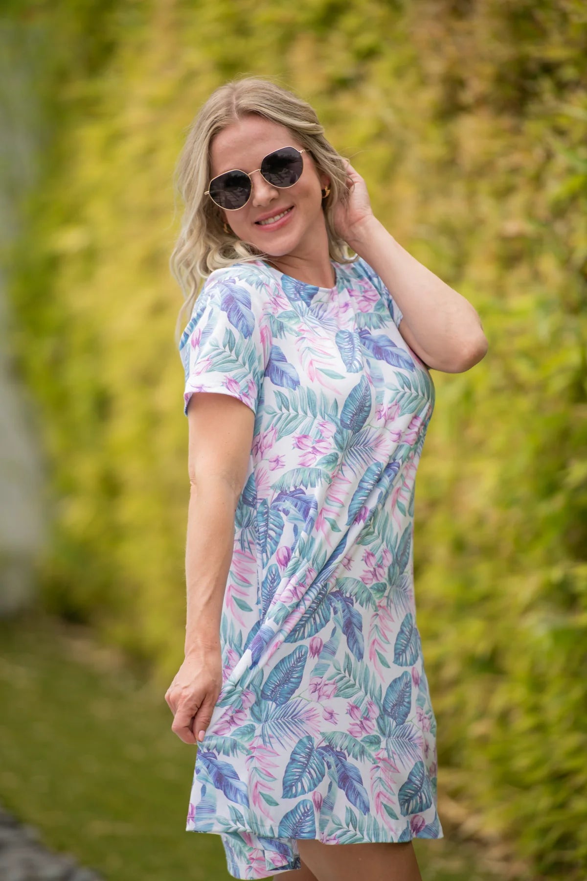 Tropical Leaves Dress