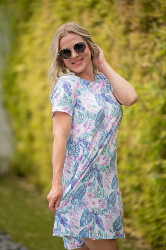 Tropical Leaves Dress