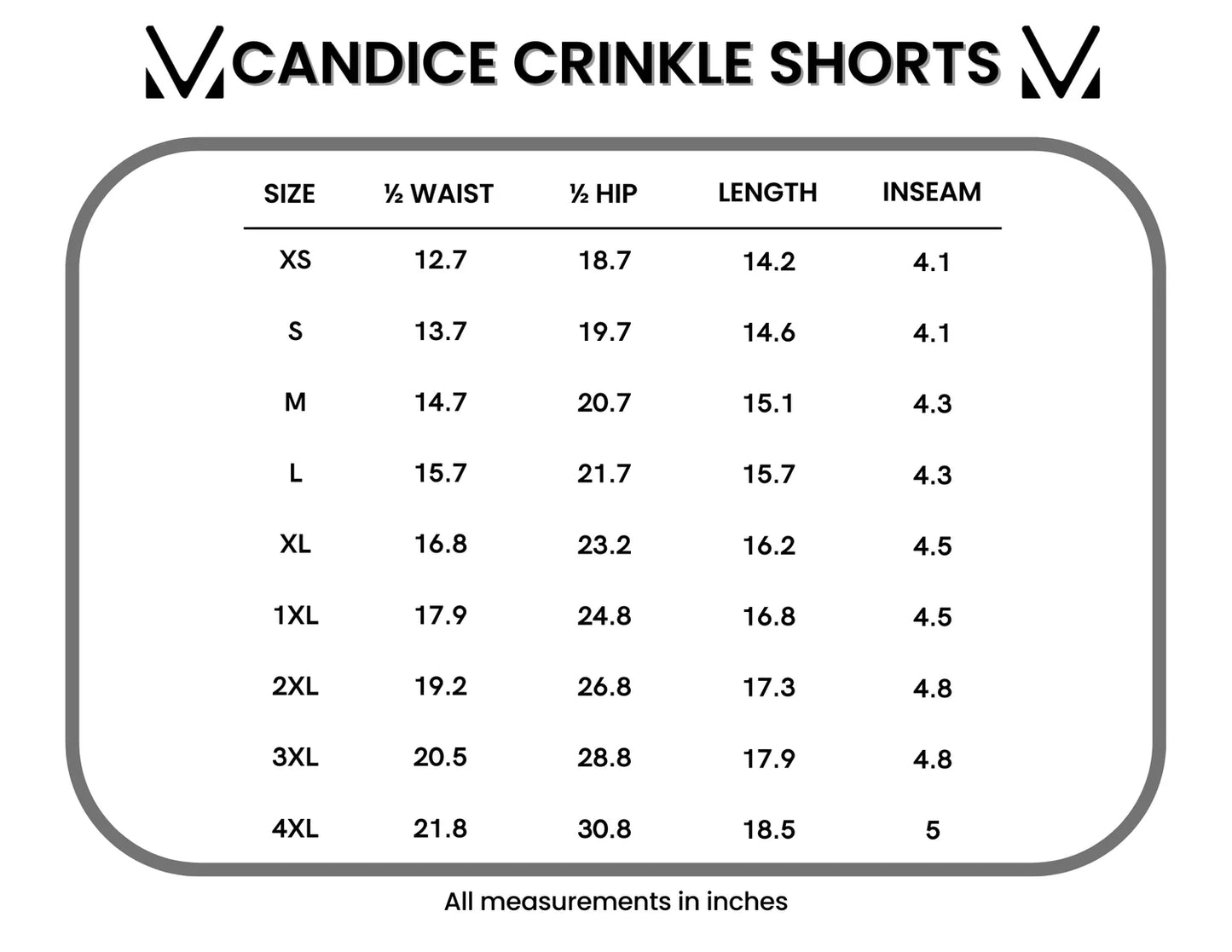 Candace Crinkle Shorts