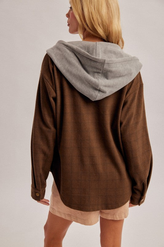 Fall Flannel Hoodie