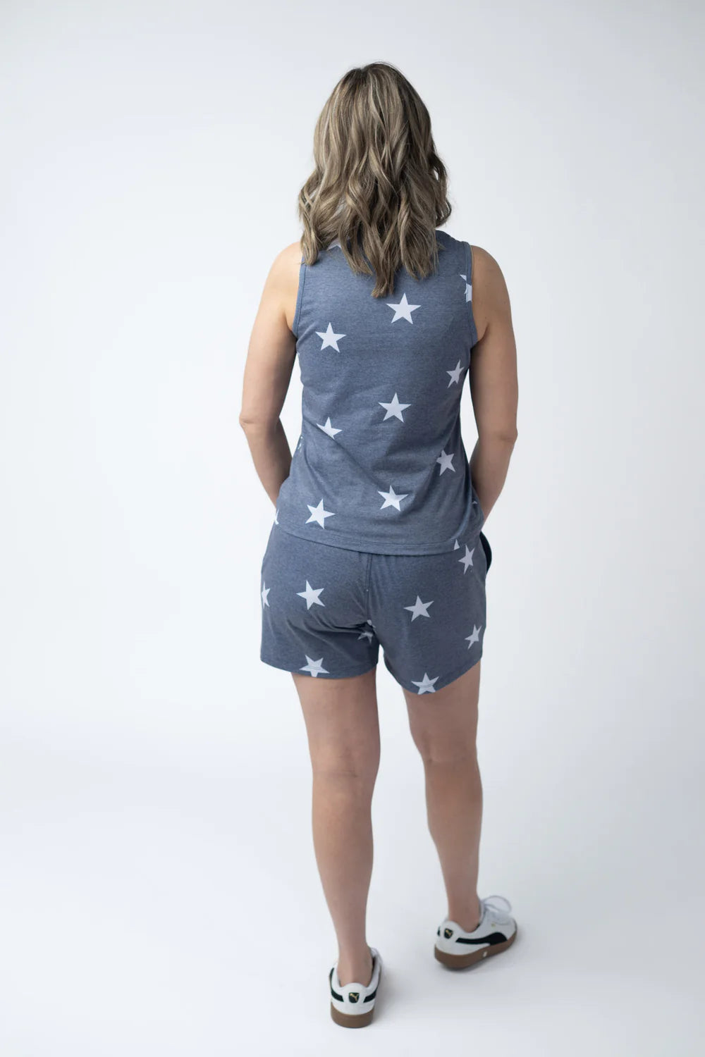 Faded Navy Stars Shorts