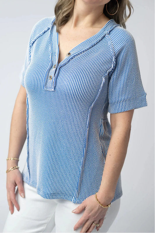 Juliette Button Top