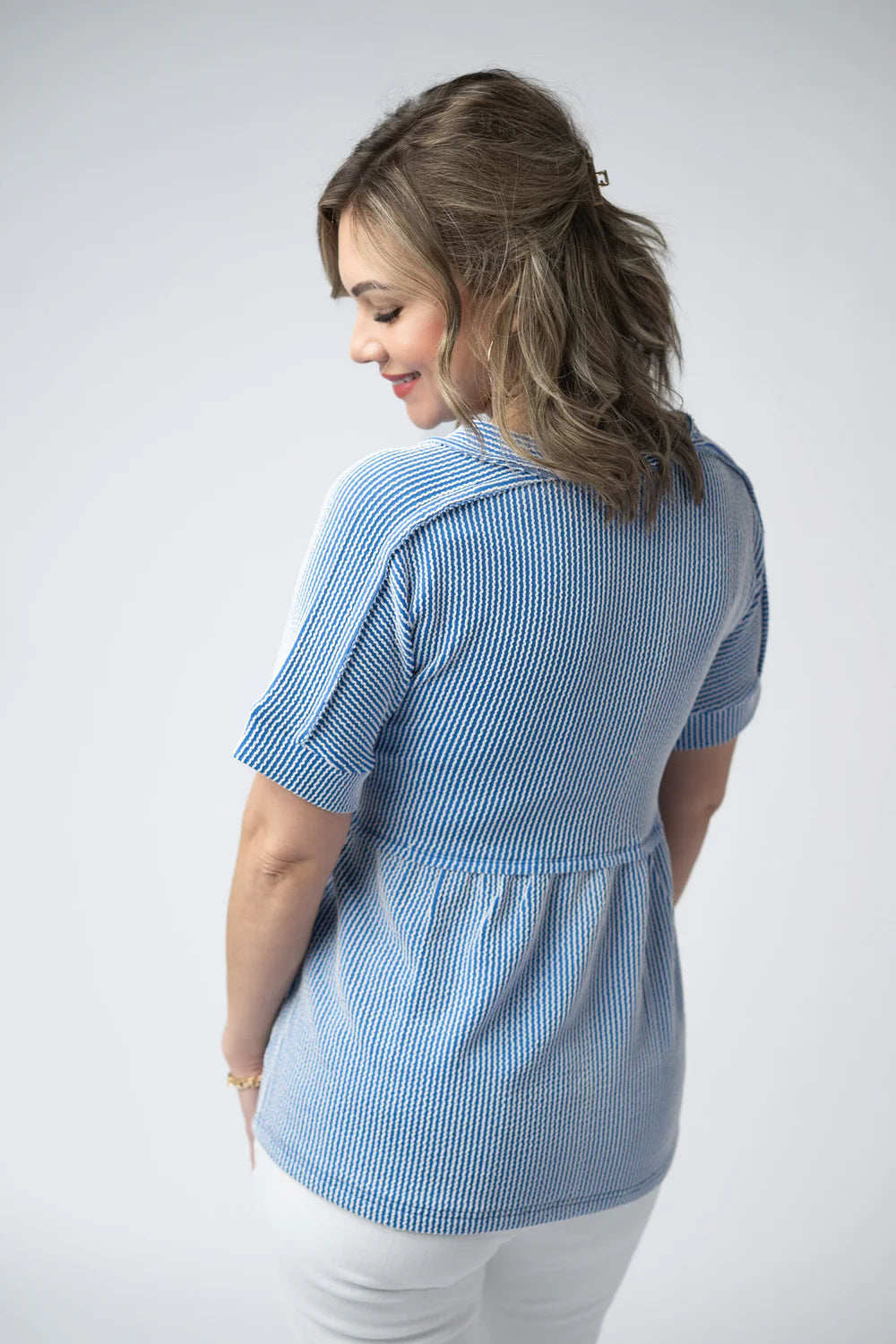 Juliette Button Top