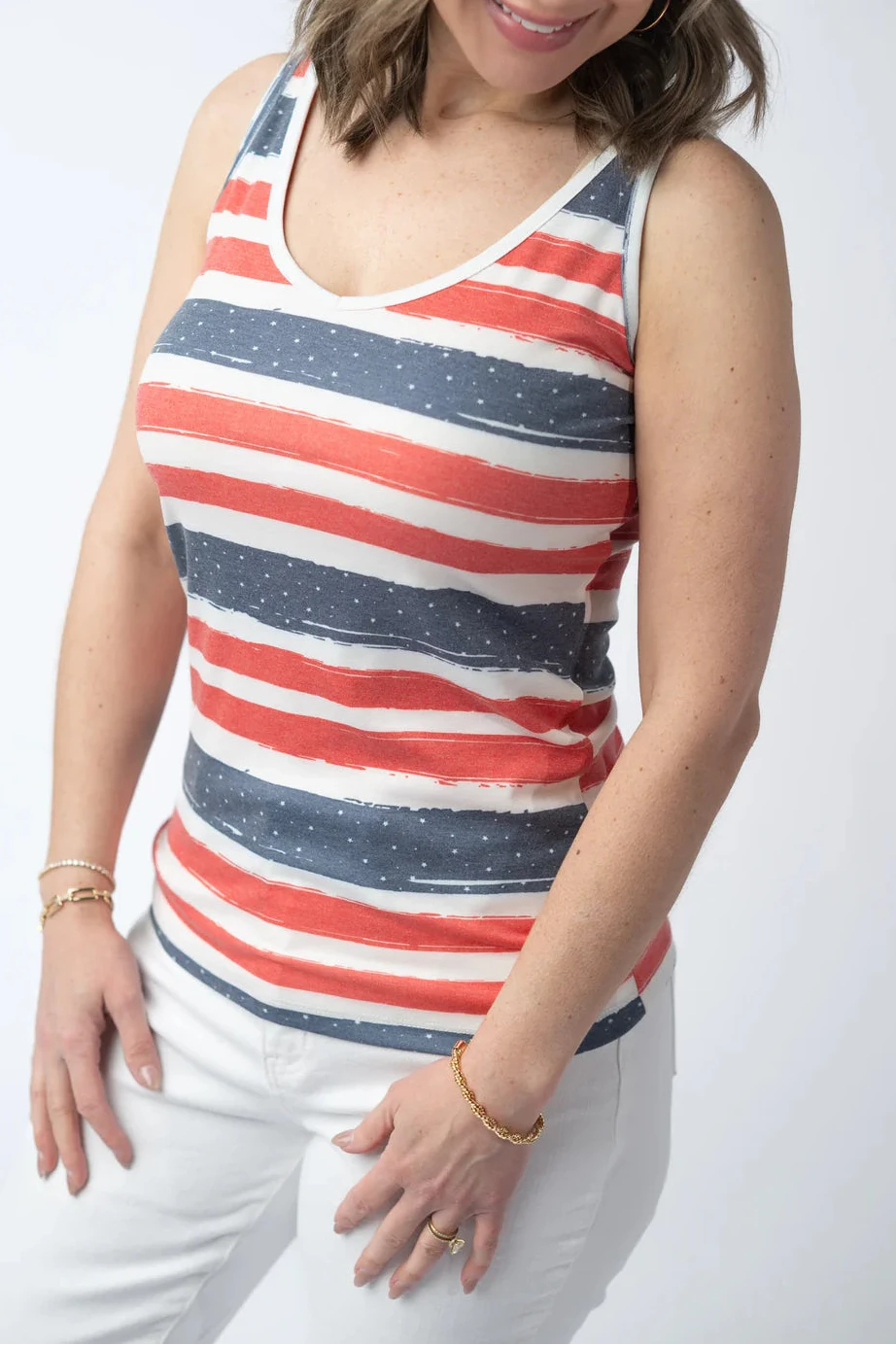 Red White and Blue Tank