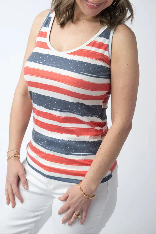 Red White and Blue Tank