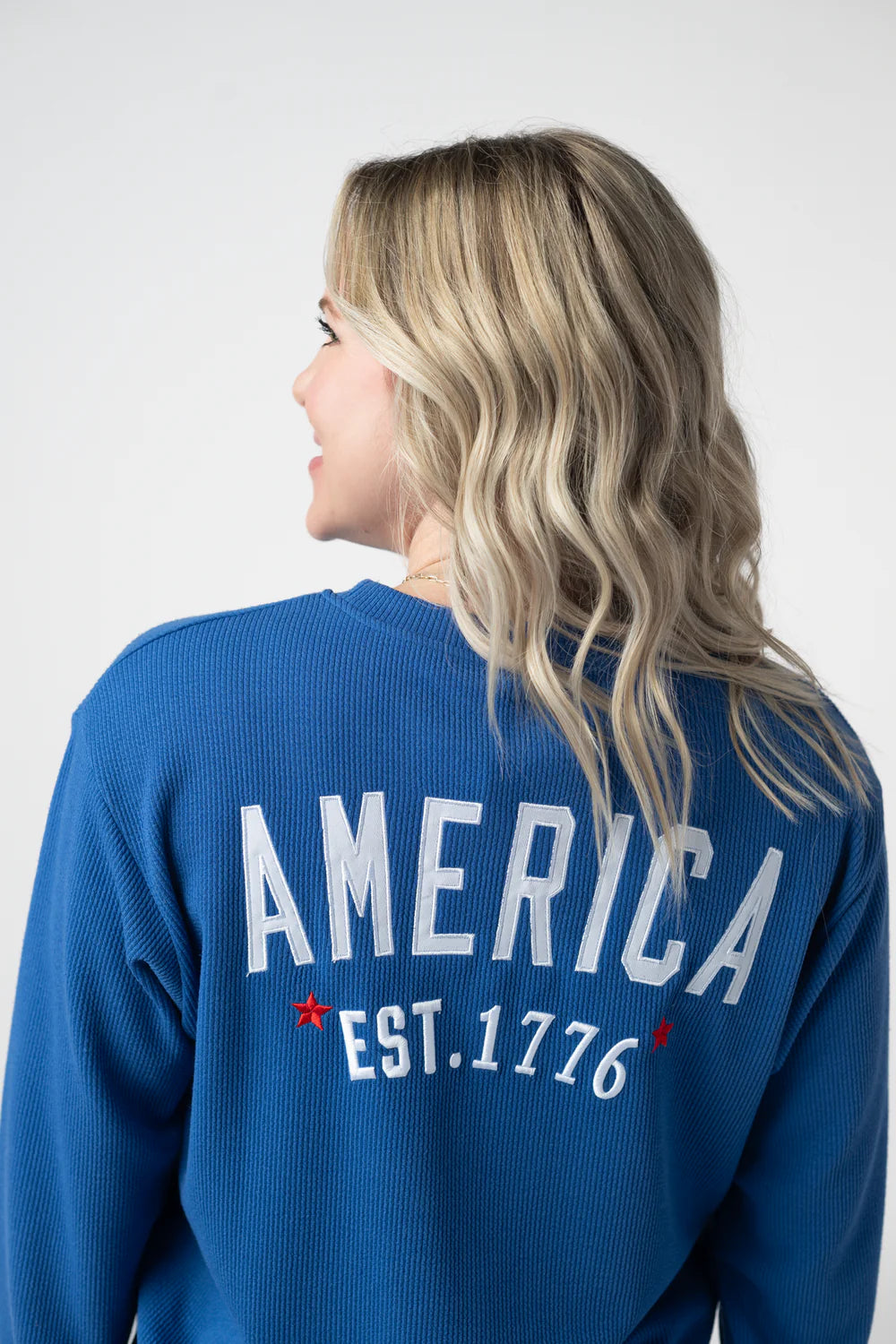 America Ribbed Pullover