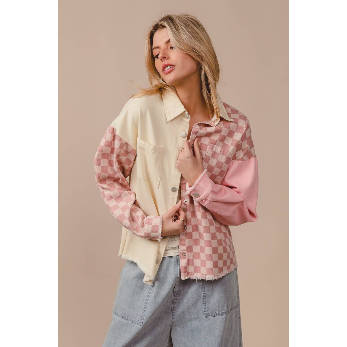 Pink Checkers Jacket