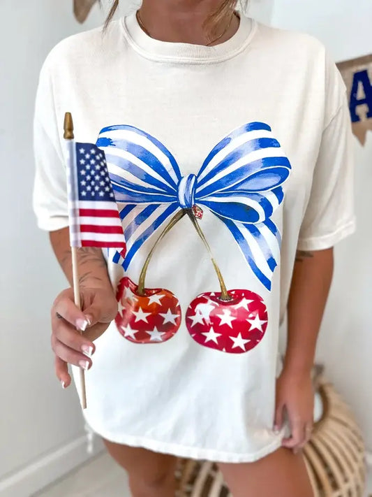 Stars Stripes and Cherries Tee
